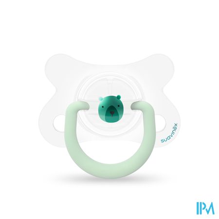 Suavinex Basic Sucet.silic.ana.2-4m N&d Ours Vert 3