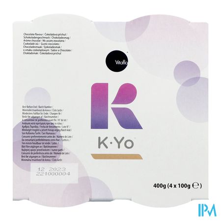 K.yo Pudding Chocolade 4x100g 3