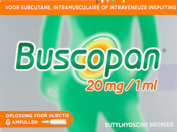 Buscopan Amp 6 X 20mg/1ml 5