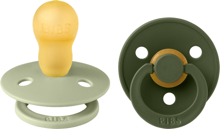 Bibs 3 Fopspeen Duo Sage Hunter Green 2