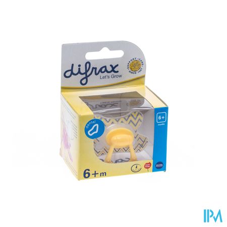 Difrax Sucette Silicone Dental Avec Anneau +6m 800