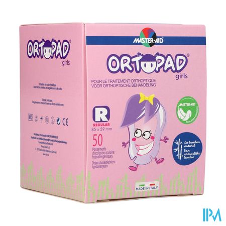 Ortopad Regular For Girls Compresse Ocul. 50 73224