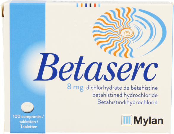 Betaserc Comp 100 X 8mg 4