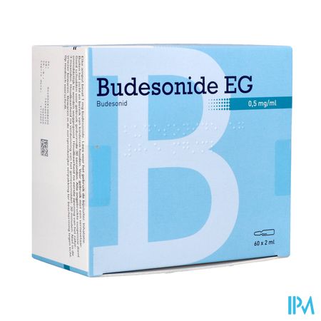 Budesonide EG 0,50Mg/Ml Vernevelsusp Amp 60X2Ml