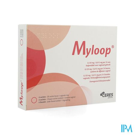 Myloop 0,120mg/0,015mg/24h Syst.diffusion Vagin. 6