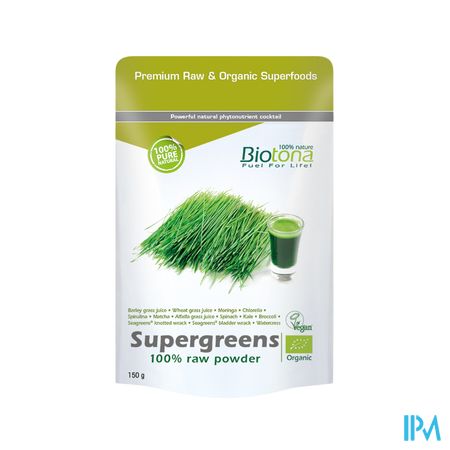 Biotona Bio Supergreens Raw 150g