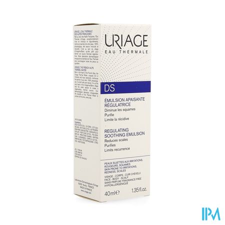 Uriage Ds Emuls Soin Regulateur Tube 40ml