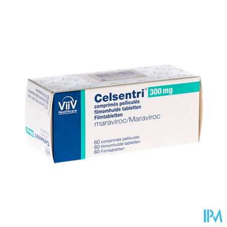 Celsentri Comp Pell 60 X 300mg