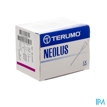 Terumo Naald Agani 24g 1 Rb Paars 5 1