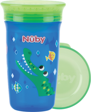 Nuby Gobelet Magique 360° 300ml 6m+ Bleu Print 1