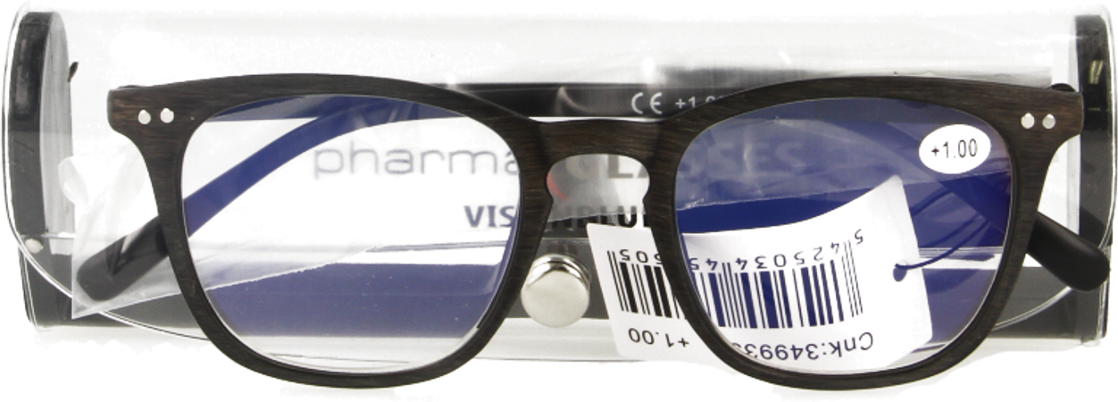 Pharmaglasses Visionblue Pc02 Leesbril +1.00 Brown 1