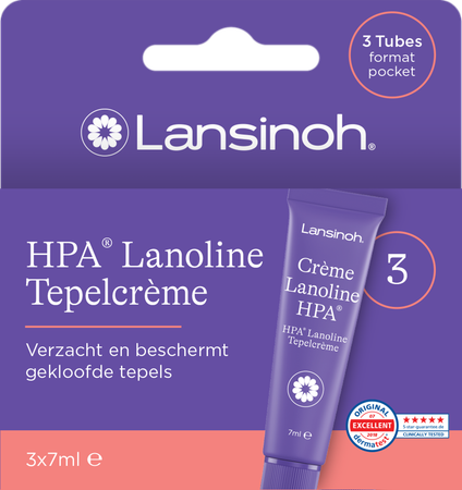 Lansinoh Lanoline Creme Zakje 3x7g 2