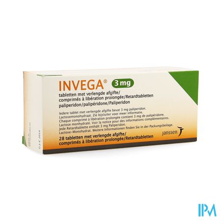 Invega Tabl Retard 28 X 3mg