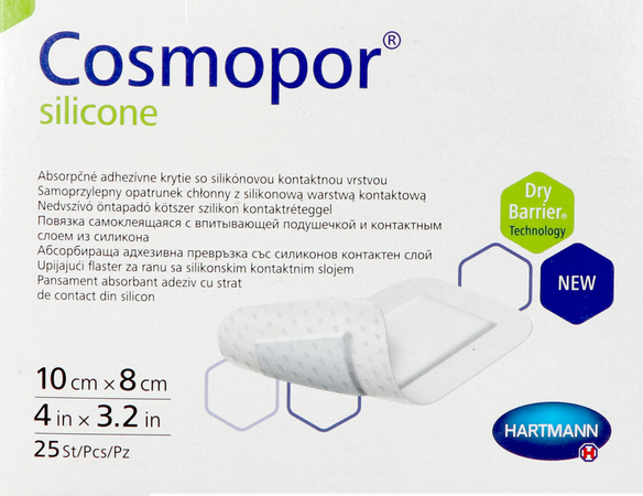 Cosmopor Silicone 10,0x 8cm 25 1