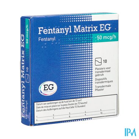 Fentanyl Matrix EG 50,0Ug Pleist Transderm 10