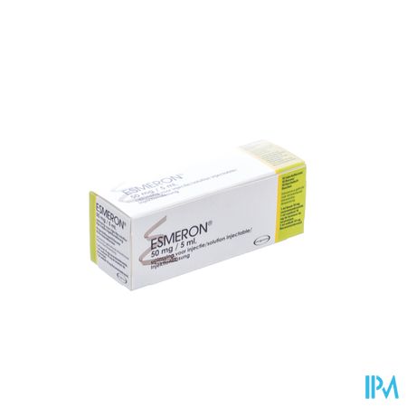 Esmeron 10mg/ml Opl Inj Fl 10 X 5ml