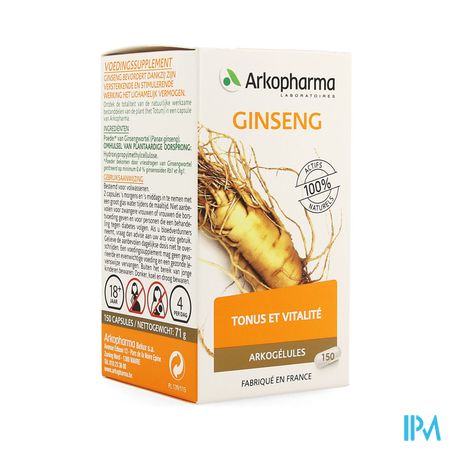 Arkocaps Ginseng Plantaardig 150 Cfr 4156907