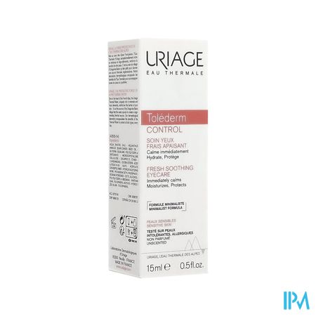 Uriage Tolederm Control Soin Yeux Tp 15ml