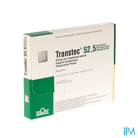 Transtec 52,5mcg/u Patch 5