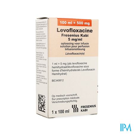 Levofloxacin Fresenius Kabi 500mg/100ml Kabipac Pe Container