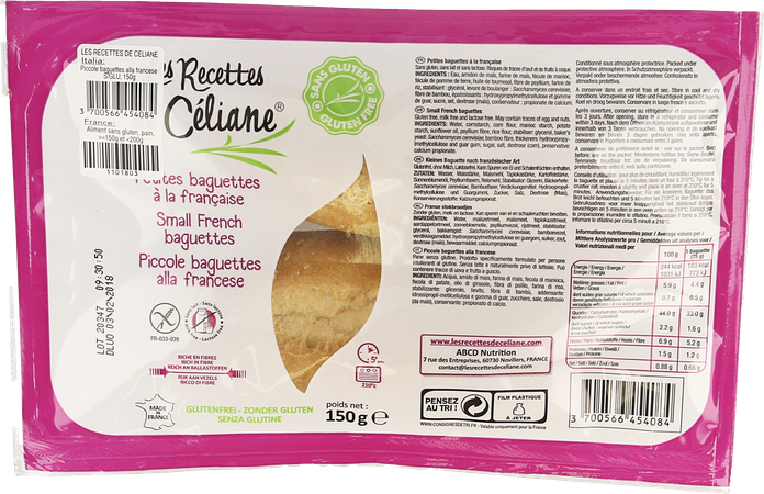 Celiane Franse Stokbroodjes 2x75g 4089 Revogan 1