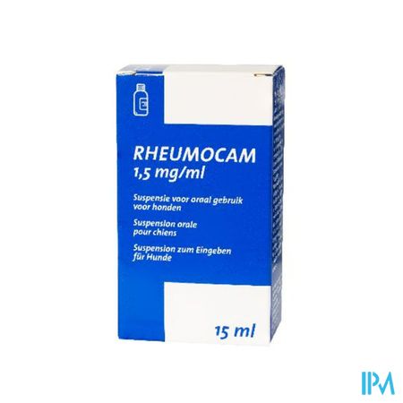 Rheumocam 1,5mg/ml Orale Susp Hond 15ml