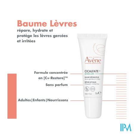 Avene Cicalfate Herstellende Lipbalsem 10ml Nf 13
