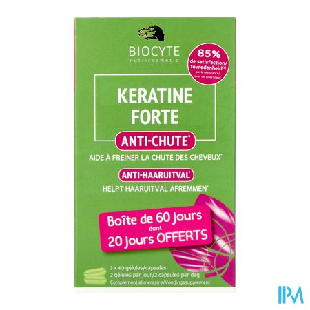 Biocyte Keratine Forte Haaruitval Caps 120 1