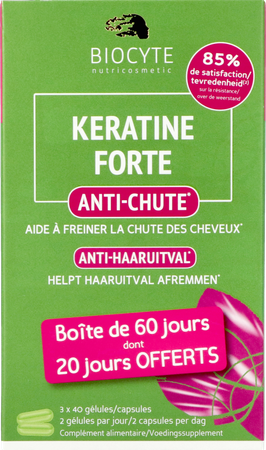 Biocyte Keratine Forte Haaruitval Caps 120 1