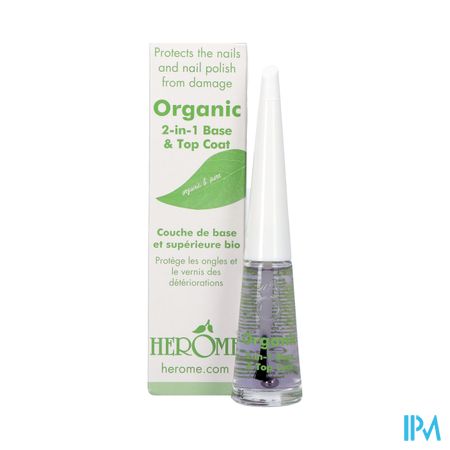 Herome Organic Line 2in1 Base Top Coat 10ml 2155 5