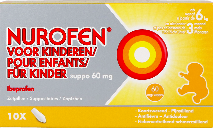 Nurofen Kind 60mg Suppo 10x60mg 3
