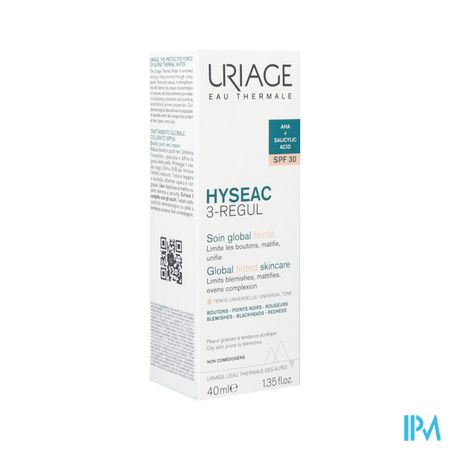 Uriage Hyseac 3regul Soin Global Teinte Spf30 40ml