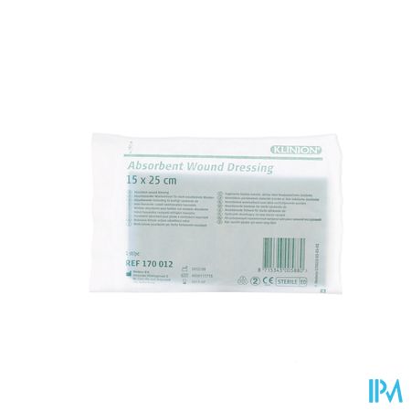 Klinion Absorberend Verband 15x25cm S 1 4170012