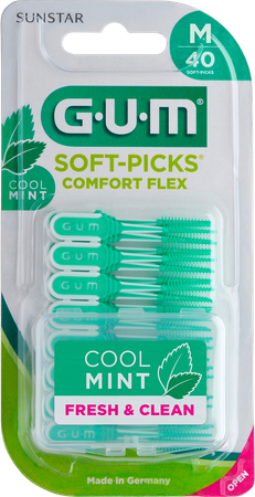 Gum Softpicks Comfort Flex Medium Mint 40 1