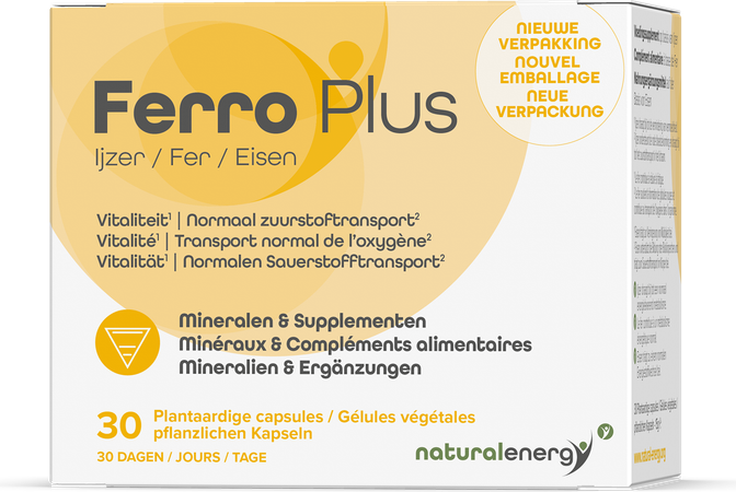 Natural Energy Ferro Plus Caps 30 4