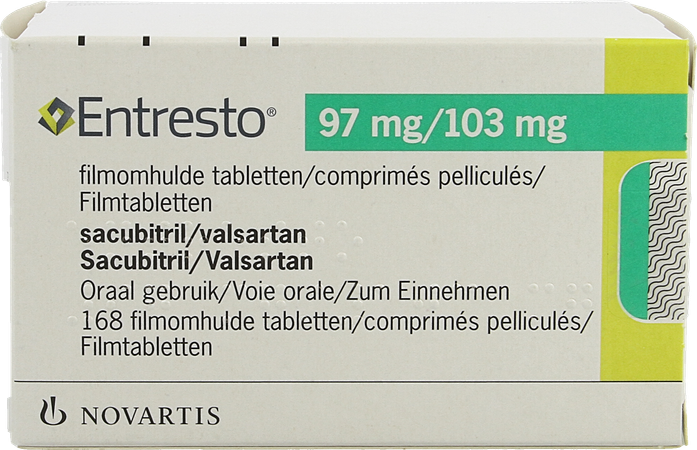 Entresto 97mg/103mg Comp Pell 168 1