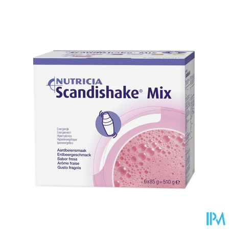 Scandishake Mix Fraise Nf Sach 6x85g 2