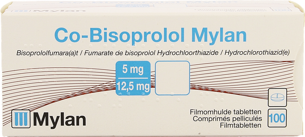 Co Bisoprolol Viatris 5mg/12,5mg Omhulde Tabl 100 2