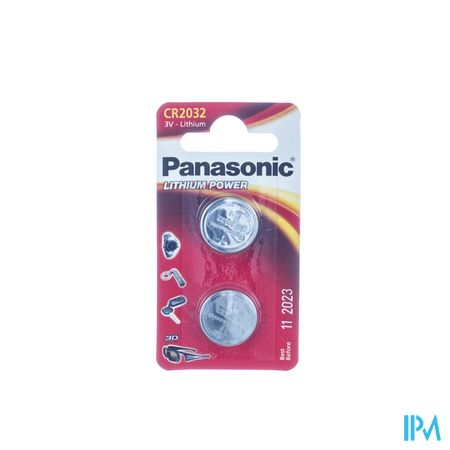 Panasonic Batterij Cr2032 3v 2