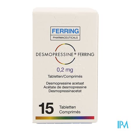 Desmopressine Ferring Tabl 15 X 0,2mg 3
