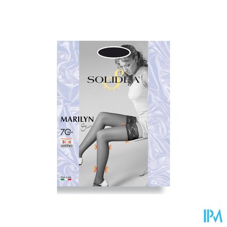 Solidea Bas Marilyn 70 Sheer Nero 2-m