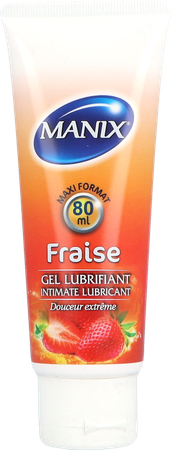 Manix Glijmiddel Aardbei 80ml 2