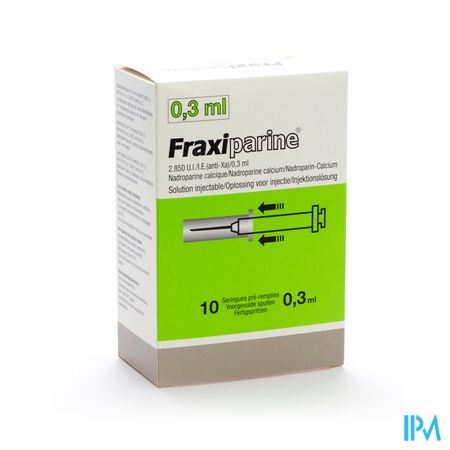 Fraxiparine Ser 10 X 0,3ml 2850 Ui Axa