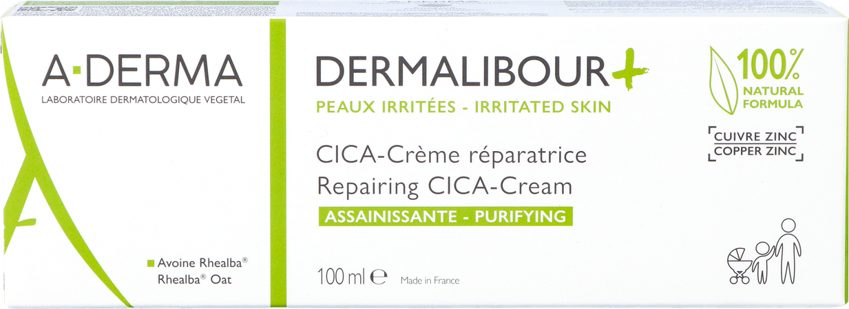 Aderma Dermalibour+ Cica Creme Herstellend 100ml 2