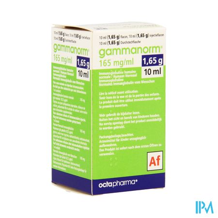 Gammanorm 165mg/ml Octapharma Opl Inj 10ml