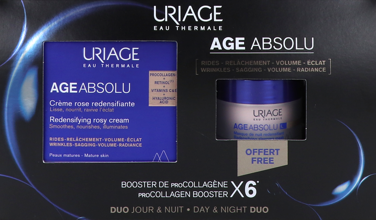 Uriage Coffret Absolu Cr 50ml + Masque 15ml Promo 4