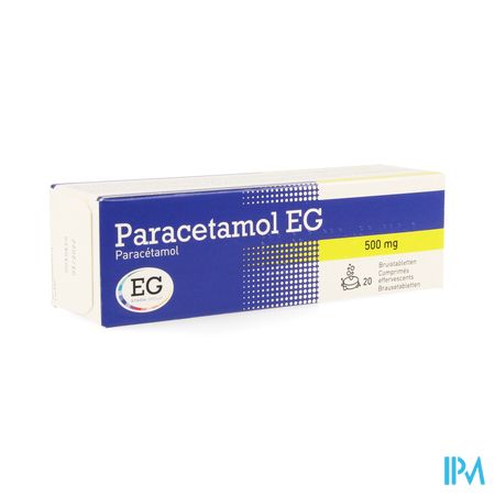 Paracetamol EG 500 Mg           Bruistabl 20X500Mg