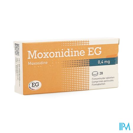 Moxonidine EG Tabl 28X0,4Mg