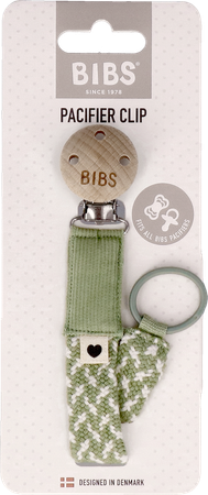Bibs Fopspeenketting Braided Sage&ivory 1