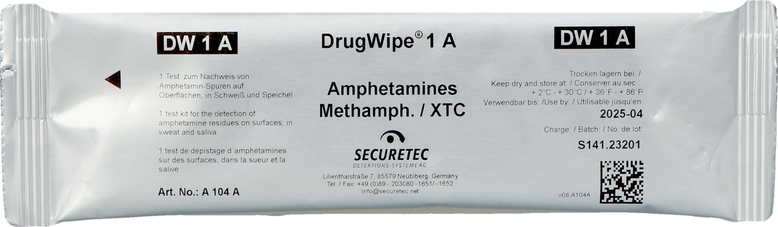 Drugwipe 1a Speeksel/oppervlak/zweettest Amp/mamp 1